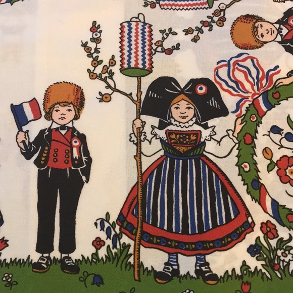 HANSI French Tablecloth 39 inch square NWT - Picture 4 of 16